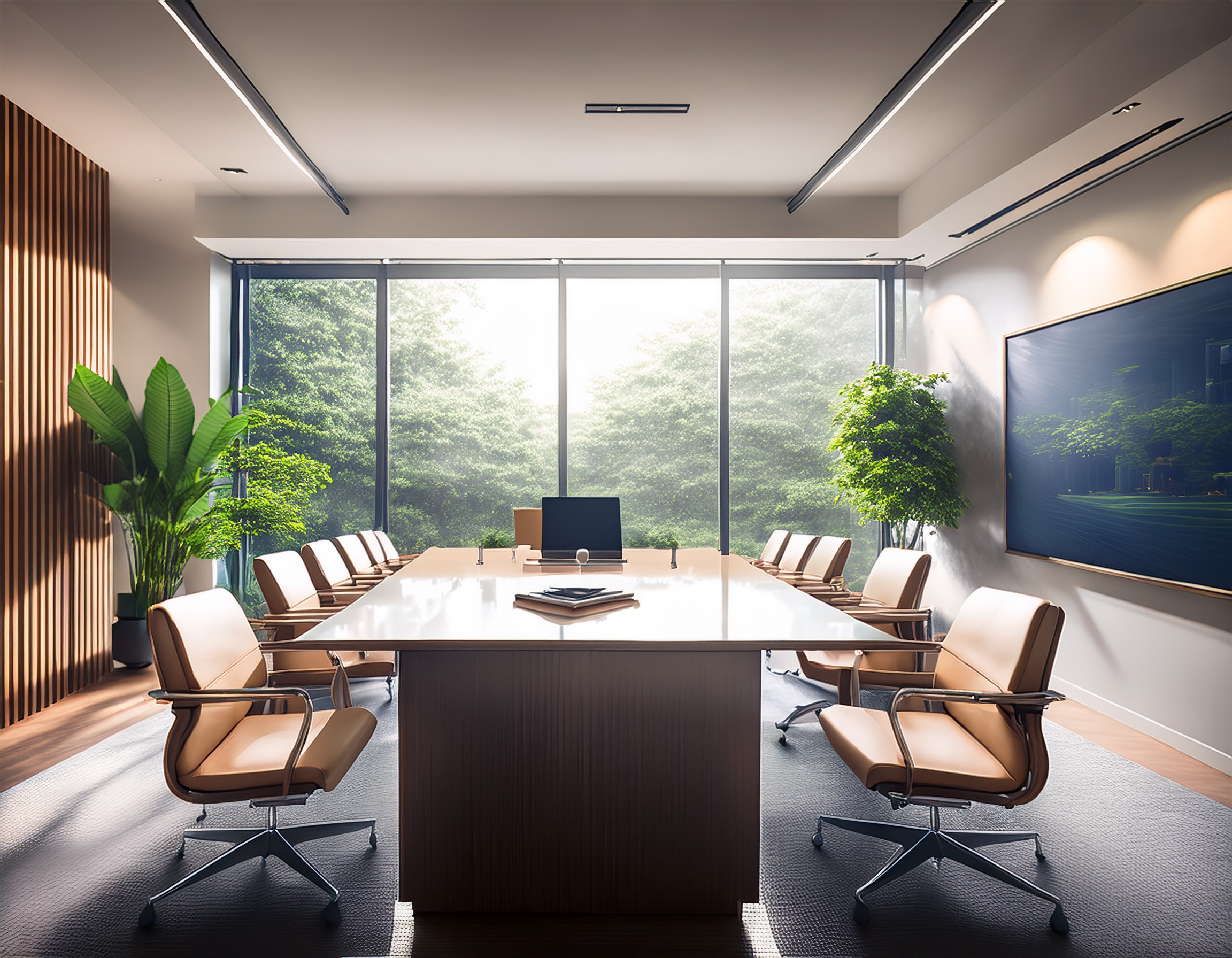 Besprechungsraum mit Präsentationstechnologie